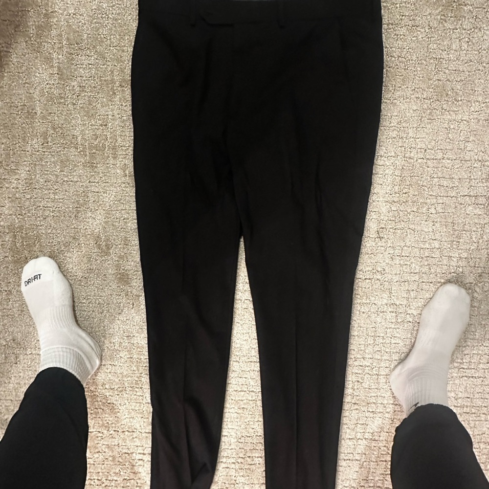 Calvin Klein Men's Elegant Black Dress Pants